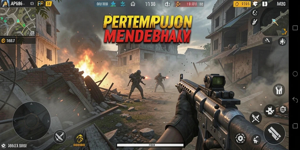 Gameplay seru AP686 dengan aksi tembak menembak yang intens.