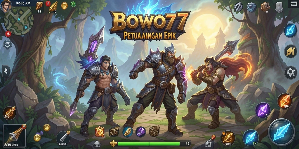 Gameplay ARPG BOWO77 yang menegangkan dan penuh aksi.