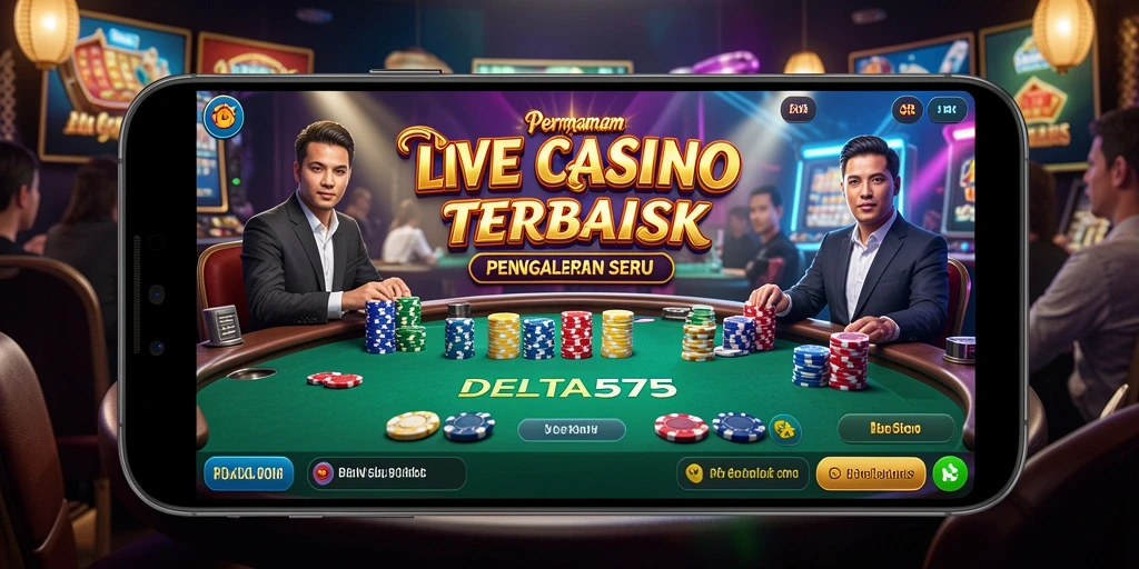 Gameplay Live Casino yang seru dan interaktif di DELTA575.