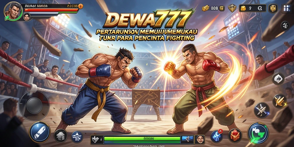 Tampilan dinamis pertempuran dari DEWA777 yang mendebarkan.