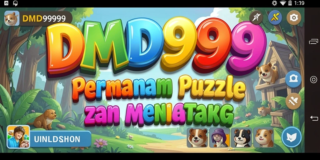 Tampilan gameplay seru dari DMD999 dengan berbagai puzzle menantang.
