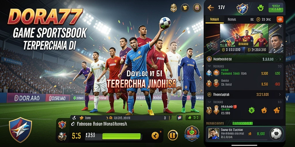 Tampilan gameplay menarik di aplikasi Sportsbook DORA77.