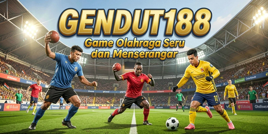 Screenshot utama GENDUT188 menampilkan aksi seru dalam pertandingan olahraga.