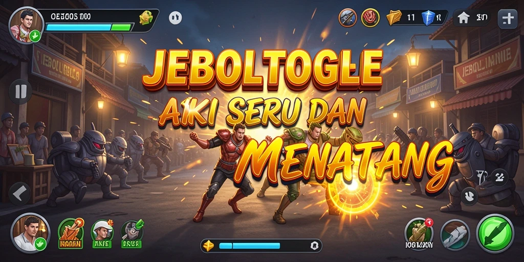 Tampilan gameplay mendebarkan di JEBOLTOGEL dengan aksi seru.