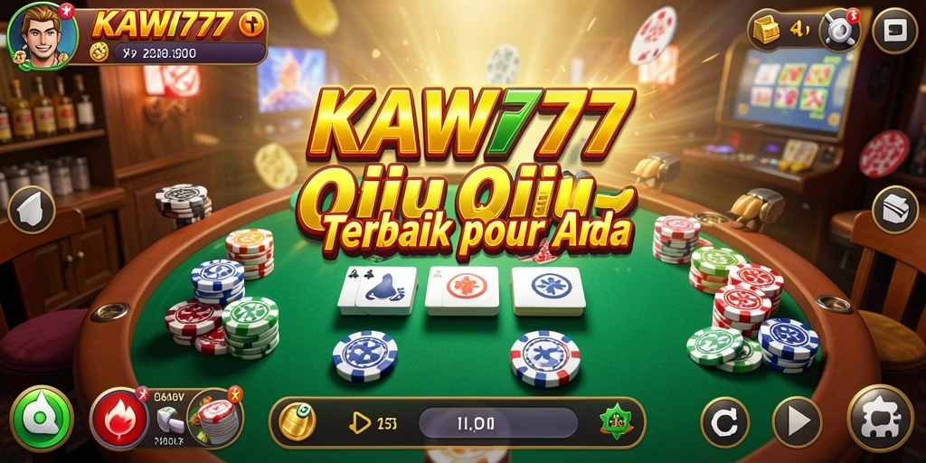 Tampilan gameplay QiuQiu yang seru dan menarik di KAWI777.