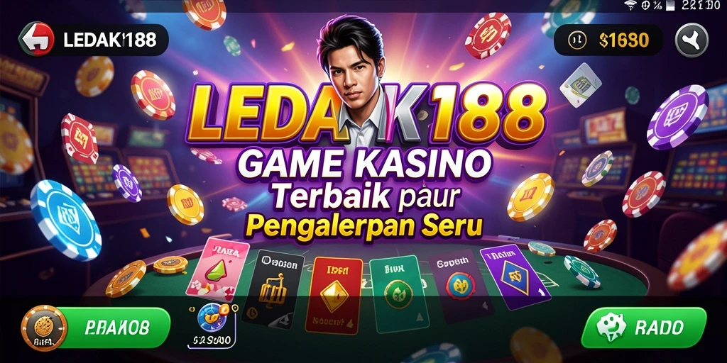 Menampilkan gameplay menarik di aplikasi Kasino LEDAK188.