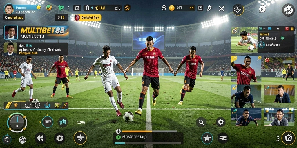 Screenshot MULTIBET88 menampilkan gameplay seru dalam olahraga.
