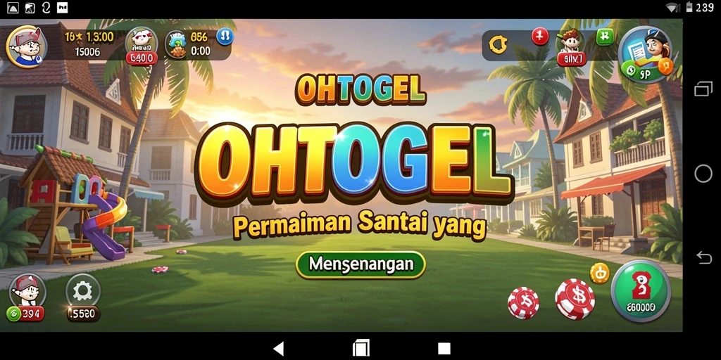 Tampilan gameplay santai dari OHTOGEL yang memikat.