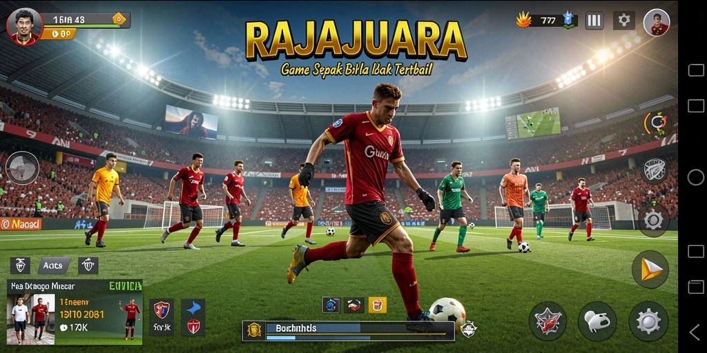 Tampilan gameplay RAJAJUARA yang seru dan mendebarkan.