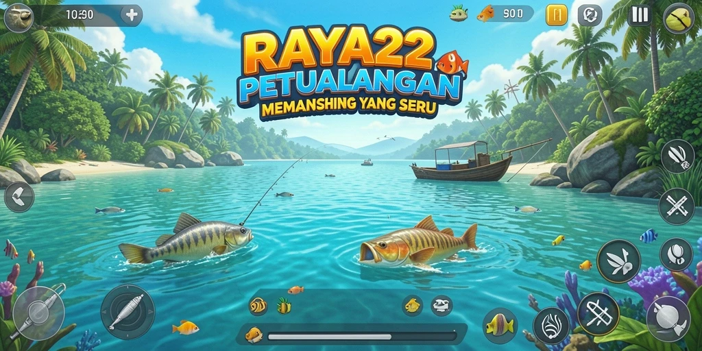 Tangkapan ikan yang menakjubkan dalam gameplay RAYA22.