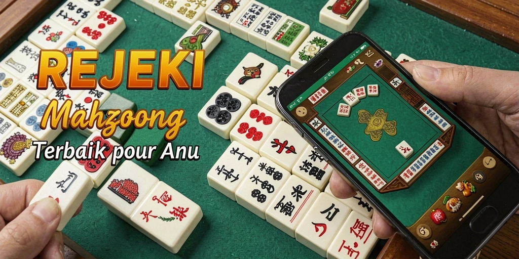 Screenshot utama REJEKI menampilkan gameplay Mahjong yang menantang.