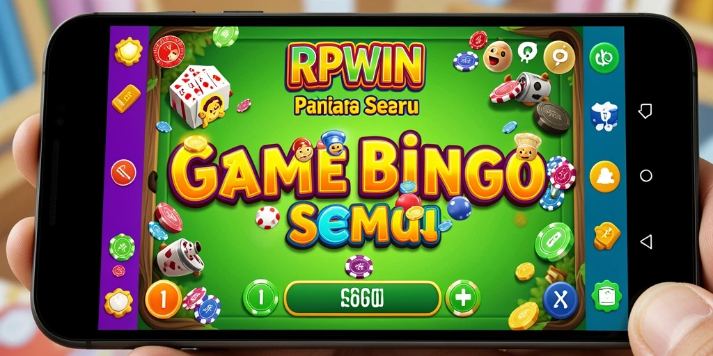 Screenshot utama RPWIN menampilkan gameplay Bingo yang seru dan interaktif.