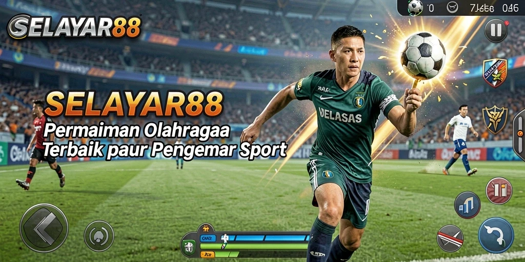 Tampilan gameplay menarik dengan berbagai pilihan olahraga di SELAYAR88.