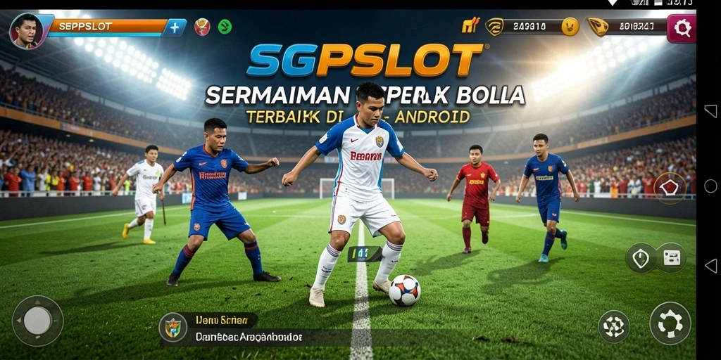 Tampilan seru dari permainan sepak bola SGPSLOT yang menegangkan.