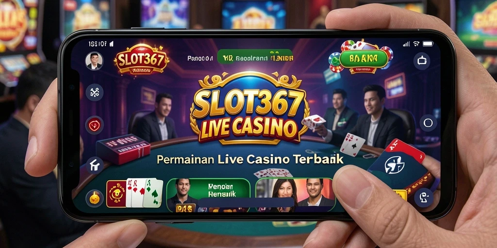Tampilan gameplay Live Casino yang mendebarkan di SLOT367.