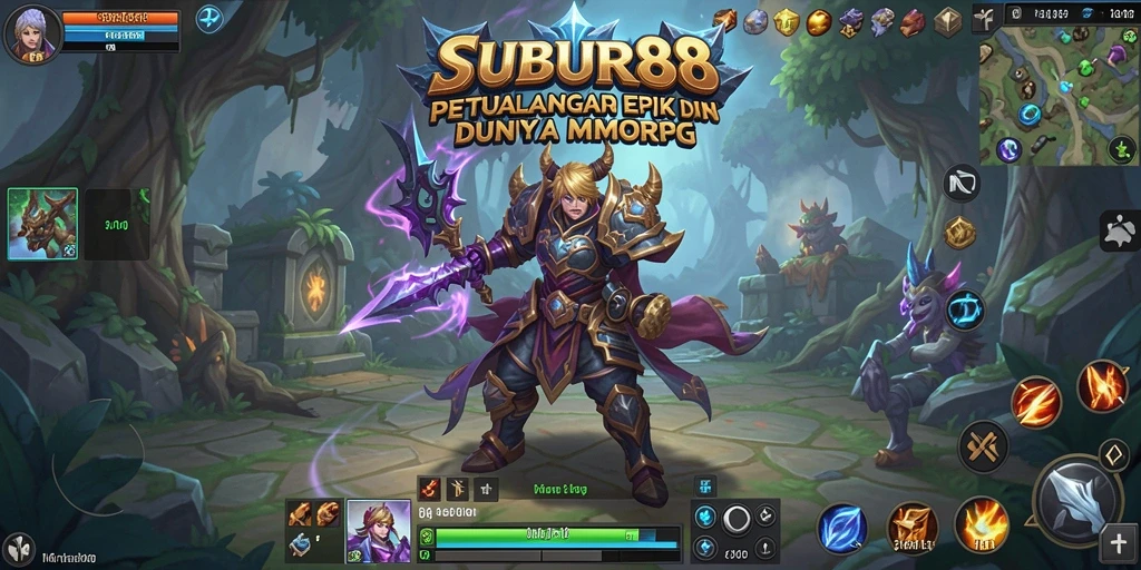 Tangkapan layar gameplay SUBUR88 menampilkan pertempuran yang mendebarkan.
